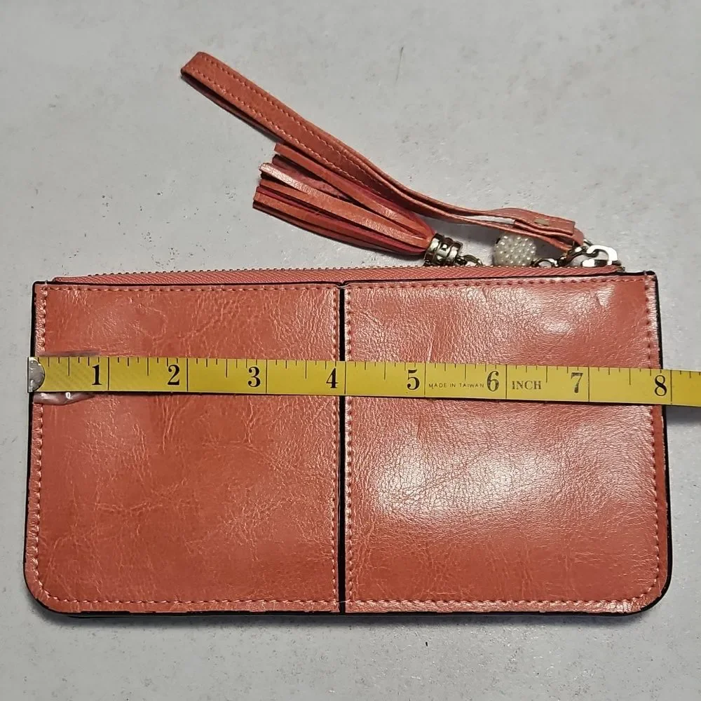 Unbranded Coral Wristlet Clutch